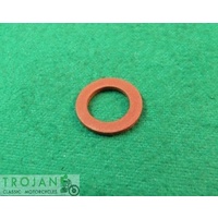 PETROL TAP TO TANK SEALING FIBER WASHER, 1/8" BSP, AJS, MATCHY, BSA, PTK0083
