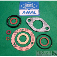 AMAL CARB GASKET SET, 376 MONOBLOC, GENUINE, RKC/499