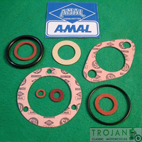 AMAL CARB GASKET SET, 389 MONOBLOC, GENUINE, RKC/500