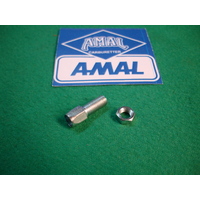 AMAL CARB CABLE ADJUSTER SCREW & NUT ASSY, GENUINE, 4/035, 5/077, 99-1024, 99-7096