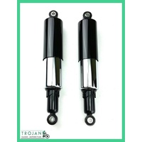 SHOCK ABSORBERS, UNIVERSAL BRITISH, W/COVERS, BSA, 340mm (PAIR), SHK0005