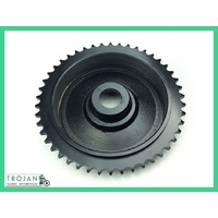 DRUM SPROCKET, REAR, TRIUMPH, 46T, QD HUB, 37-1040, W1040