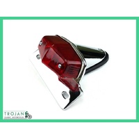 TAIL LIGHT ASSY, LUCAS TYPE, 525, WITH CUSTOM ALLOY MOUNT, TLP0002