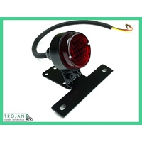 TAIL LIGHT ASSY, CYCLO, BLACK, WITH CUSTOM MOUNT, TLP0023
