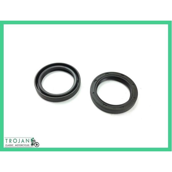 FORK SEALS, TRIUMPH, LATE HARRIS 750 BONNEVILLE (PAIR) GENUINE, 00-0005