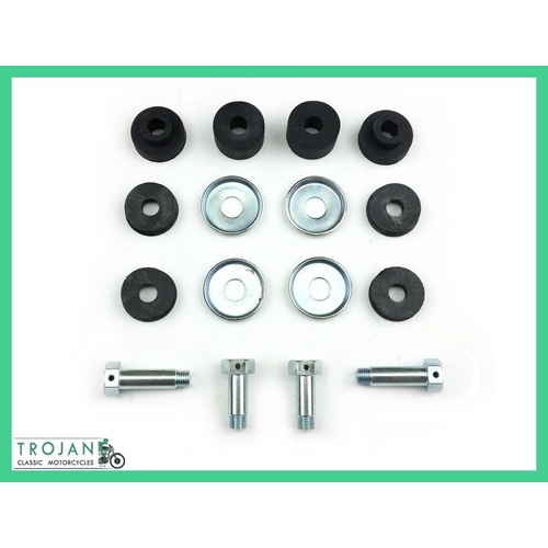 PETROL TANK MOUNTING KIT, TRIUMPH, PRE-UNIT, 1938-1956, GENUINE, 00-0087