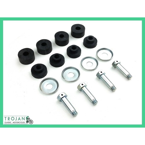 PETROL TANK MOUNTING KIT, TRIUMPH, PRE-UNIT, 1956-1959, GENUINE, 00-0089