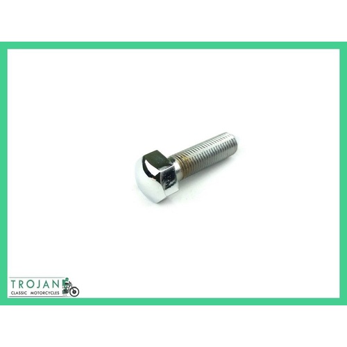 HEADLAMP BOLT, 5/16" x 26TPI x 1 1/4, TRIUMPH HEAD LIGHT, 1932-60, GENUINE 112201