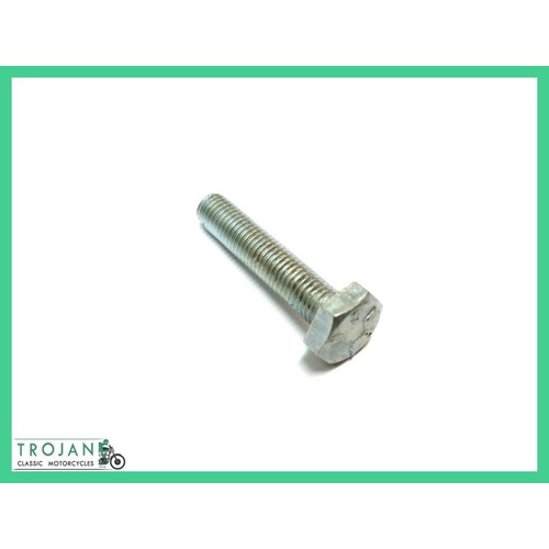 HEX HEAD BOLT, 1/4" x 28TPI x 1 1/4", TRIUMPH, GENUINE, 14-0106, 14-0203, 06-2184