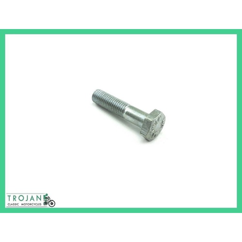HEX HEAD BOLT, 1/4" x 28TPI x 1 1/8", TRIUMPH, NOS, 14-0202