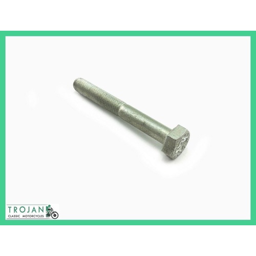 HEX HEAD BOLT, 1/4" x 28TPI x 2", TRIUMPH, NOS, 14-0207