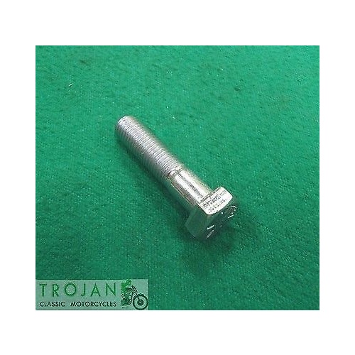 FORK CAP BOLT, 5/16" x 24TPI x 1-3/8", TRIUMPH, GENUINE, 14-0218, 06-2761