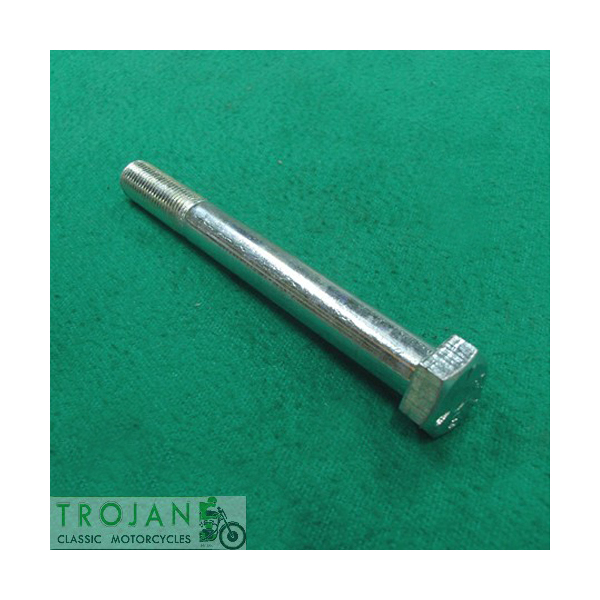 CYLINDER HEAD BOLT, OUTER, 3/8" x 24TPI x 3-1/2", TRIUMPH, 750, GENUINE, 14-0241