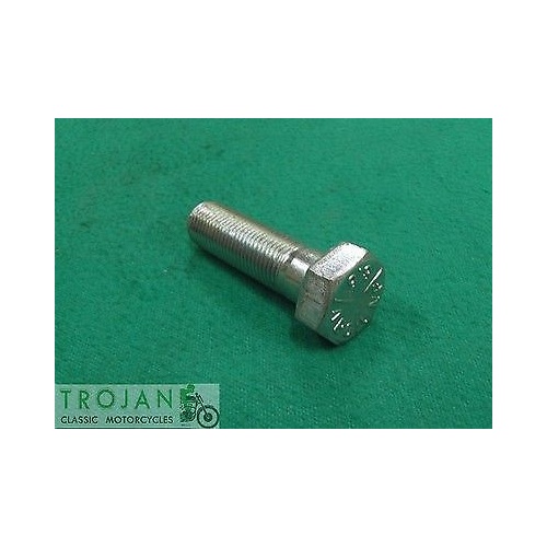 FOOT REST BOLT, LH FRONT, 1/2" x 20TPI x 1-3/4", TRIUMPH, OIF, GENUINE, 14-0259