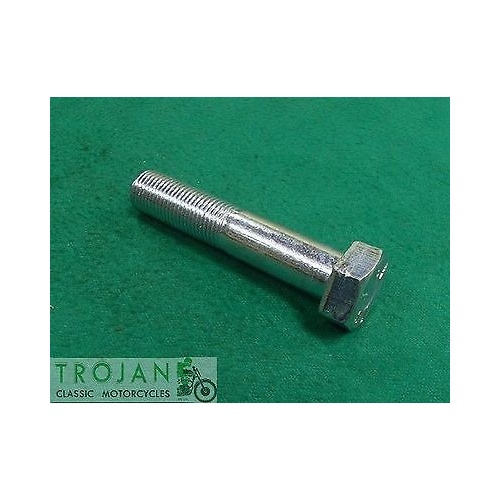 FOOT REST BOLT, RH FRONT, 1/2" x 20TPI x 2-1/2", TRIUMPH, OIF, GENUINE, 14-0262