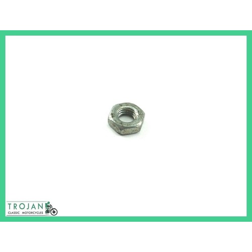 THIN NUT, 1/4" x 28TPI, TRIUMPH, GENUINE NOS, 14-0401