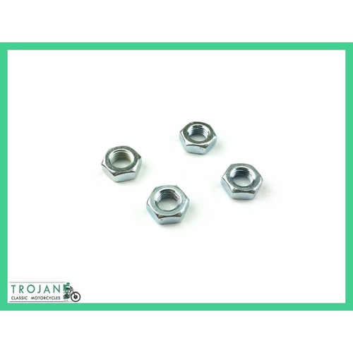 TAPPET ADJUSTER NUTS, TRIUMPH, UNF THREAD (SET OF 4) GENUINE, 14-0402