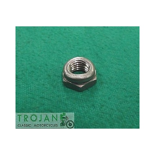 STATOR MOUNTING LOCK NUT, 5/16" x 24TPI, TRIUMPH, BSA, GENUINE, 14-0702