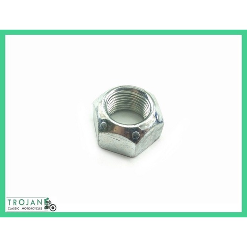 REAR AXLE SPINDLE LOCK NUT, 5/8" x 18TPI, TRIUMPH, GENUINE, 14-1307 A