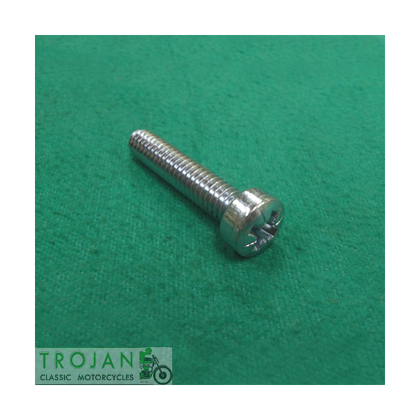 COVER SCREW, CHEESEHEAD, 1/4" x 20TPI x 1 1/4", TRIUMPH, GENUINE, 14-6609