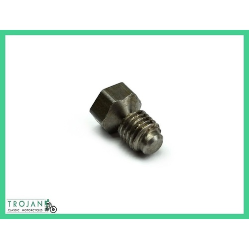 STEERING LOCK GRUB SCREW, SHEER BOLT, TRIUMPH, NORTON BSA, GENUINE 21-0578, S578