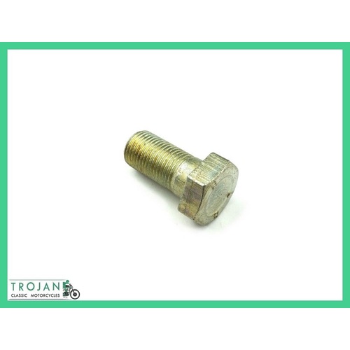 SWINGARM PIVOT SPINDLE BOLT, 5/8" x 18TPI x 1 1/4", TRIUMPH, T100, NOS, 21-0580