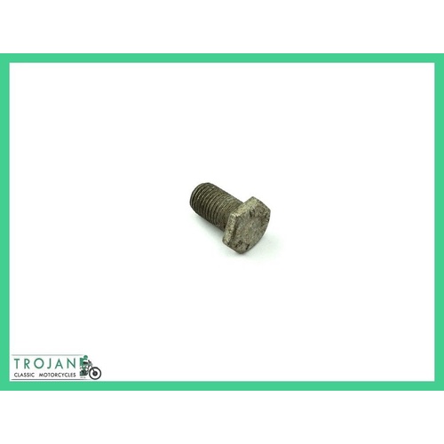 THIN HEAD HEX BOLT, 3/8" x 24TPI x 5/8", TRIUMPH, GENUINE NOS, 21-0581