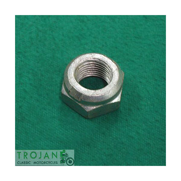 LOCK NUT, CLUTCH CENTRE, 9/16" x 18TPI, TRIUMPH, GENUINE, 21-0586, S586