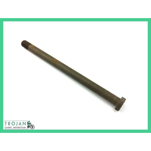 SWINGARM PIVOT BOLT, 9/16" x 18TPI x 8 5/8" , TRIUMPH, NOS, 21-0620G, 21-0620