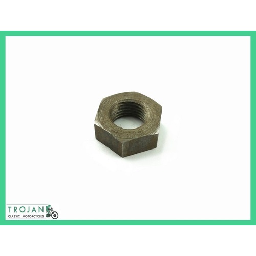 CLUTCH MAINSHAFT SECURING NUT, 9/16" x 18TPI, TRIUMPH, T150, NOS, 21-0681