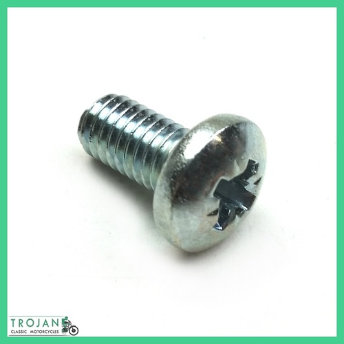 PAN HEAD PHILLIPS PANEL SCREW, 2BA x 3/8", TRIUMPH, GENUINE, 21-0762
