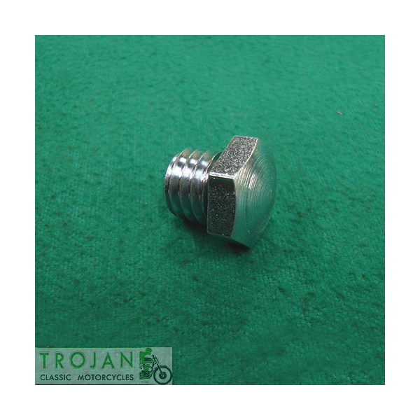 PLUG, CRANKCASE TIMING HOLE BOLT, RH, TRIUMPH, GENUINE, 21-1872, S1872