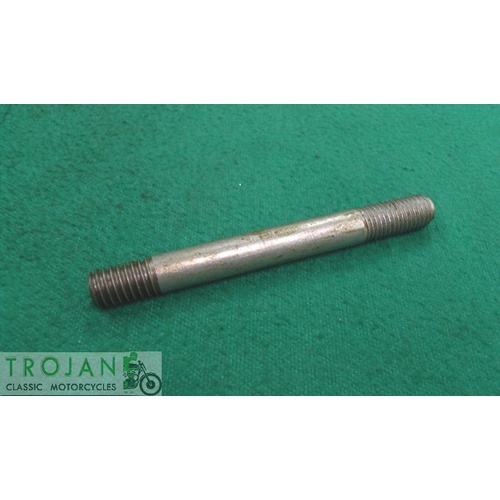 CRANK CASE TO GEARBOX STUD, 5/16" x 18-24TPI x 3", TRIUMPH, GENUINE, 21-2149