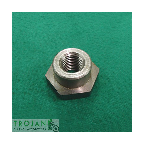 ROTOR SLEEVE NUT, 7/16" x 20TPI, TRIUMPH, 1973 ON, GENUINE, 21-2182
