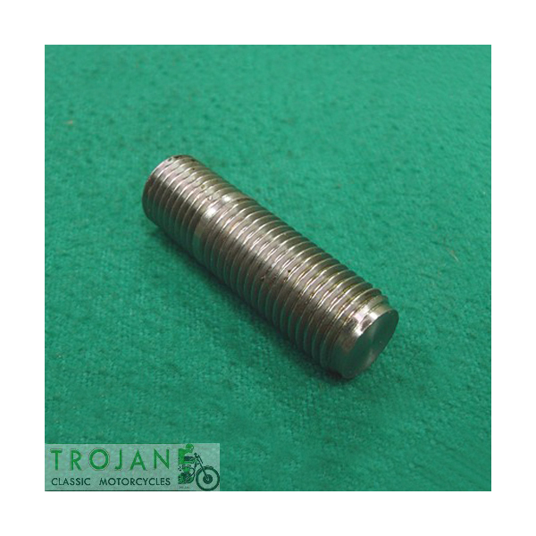 CRANK TO ROTOR STUD, 7/16" x 20TPI x 1 1/2", TRIUMPH, 1974 ON, GENUINE, 21-2183