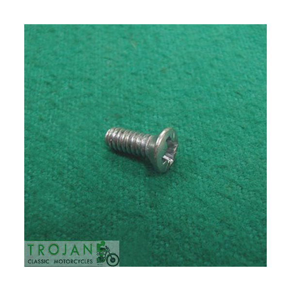 BRAKE CALIPER COVER SCREW , 1/8" x 6/32TPI x1/4" TRIUMPH, GENUINE, 21-2196