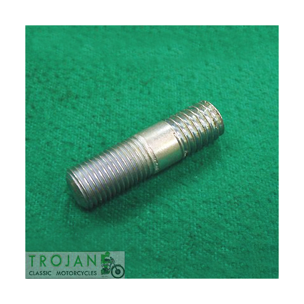 ROCKER BOX HEAD STEADY STUD, 3/8" x 16-24TPI x 1 3/8", TRIUMPH, GENUINE, 21-2197