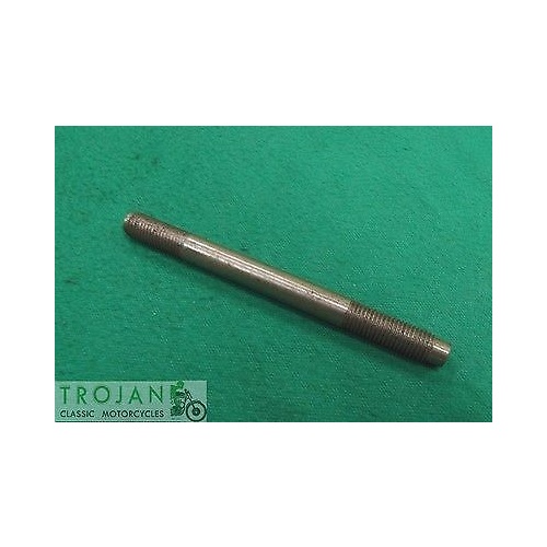 HEAD TO CYLINDER CENTRE STUD, 5/16" x 24TPI x 3 3/4", TRIUMPH, GENUINE, 21-2200