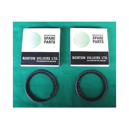 PISTON RING SET, NORTON COMMANDO, 750, GENUINE, NOS, 25830/K +30 THOU, +0.030"