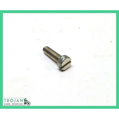 SCREW, MULTI PURPOSE, SLOTTED, 2BA X 5/8", AJS, MATCHLESS, BSA, GENUINE NOS, 2BA