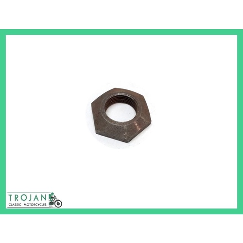 BIG END CRANK PIN NUT, BSA, B SERIES, GENUINE NOS, 31-0298