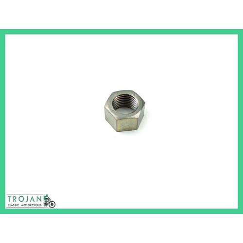 CYLINDER BASE THIN WALL NUT, 3/8" x 26TPI, TRIUMPH, GENUINE, 37-0076, W76