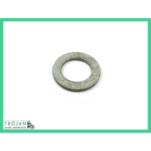 FRONT WHEEL SPINDLE NUT WASHER, TRIUMPH, TO 1956, GENUINE NOS, 37-0545