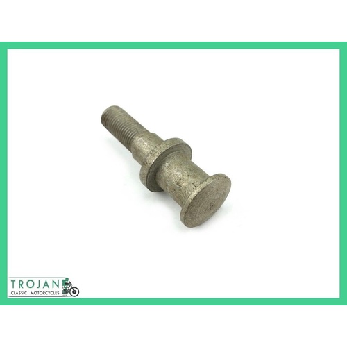 FRONT BRAKE PLATE SHOE PIVOT PIN, TRIUMPH, GENUINE NOS, 37-0588