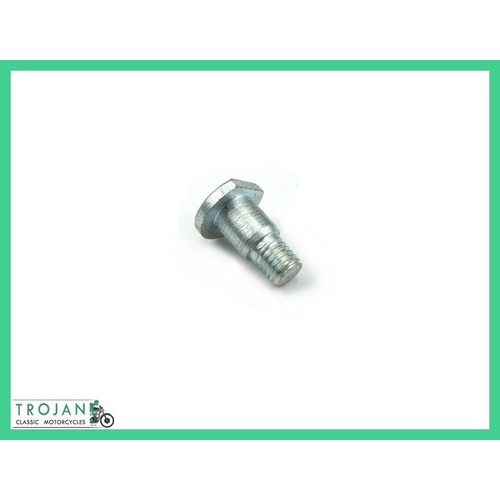 REAR BRAKE DRUM TO HUB BOLT, TRIUMPH, SPRUNG HUB RIGID, GENUINE NOS, 37-0641