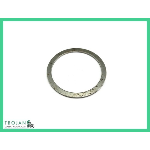 REAR WHEEL BEARING BACKING SPACER, LH, TRIUMPH, RIGID, GENUINE NOS, 37-1022