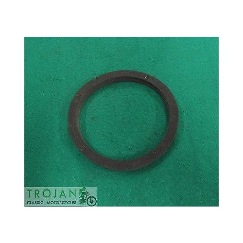 DRUM SPROCKET TO HUB SEALING RUBBER, QD, TRIUMPH, 1953-70, GENUINE, 37-1091