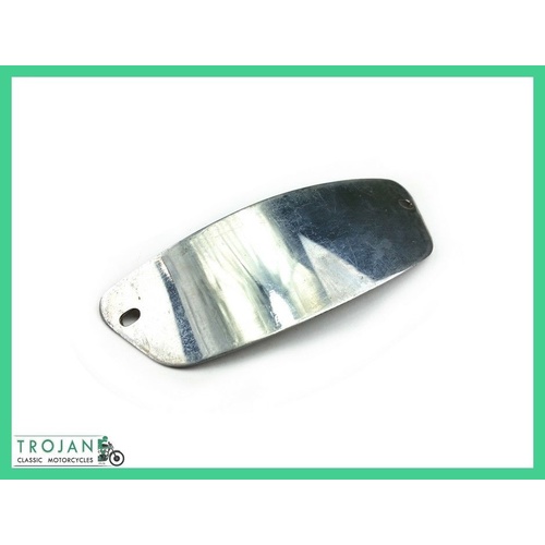 FRONT BRAKE PLATE AIR INLET BLANKING PLATE, TRIUMPH, GENUINE NOS, 37-1169