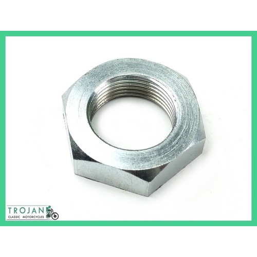REAR WHEEL AXLE NUT, THIN, 3/4" x 20TPI, TRIUMPH, GENUINE, 37-1282, W1282