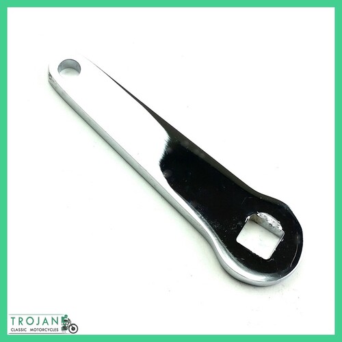 FRONT BRAKE CAM LEVER, TRIUMPH, SLS, 1958-67, CHROME, GENUINE, 37-1331 C